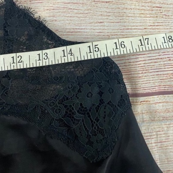 Sexy Black Victoria Secret Black Lace Chemise - Picture 5 of 10